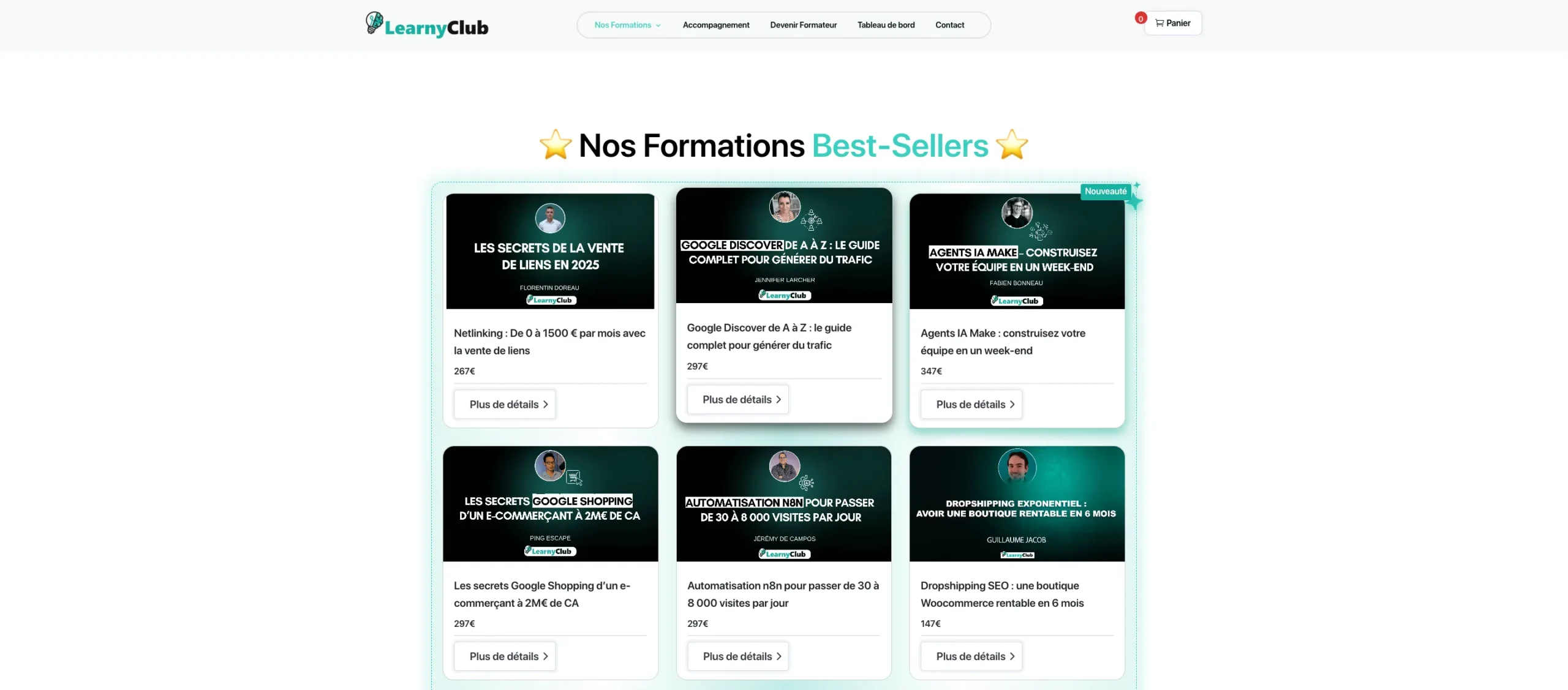 formations best-sellers learnyclub