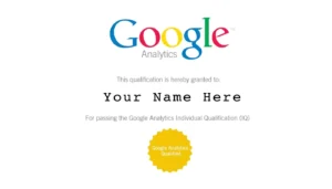 obtenir une certification google analytics 4